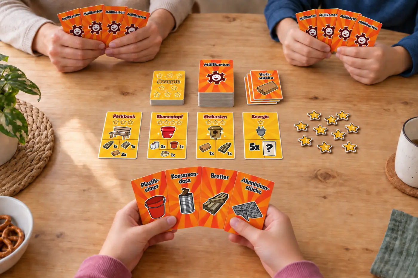 Jeu de société Course au recyclage